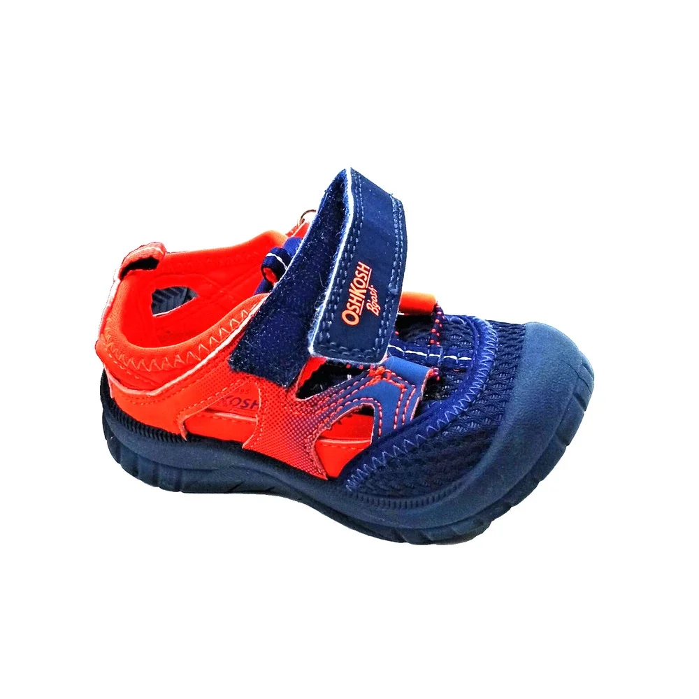OshKosh B'gosh Sneaker Sandals Toddler Boys' Size 6 Machine Washable Bump Toe